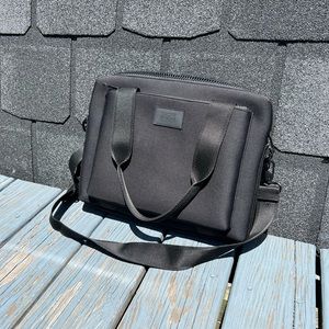 Dagne Dover black neoprene laptop case